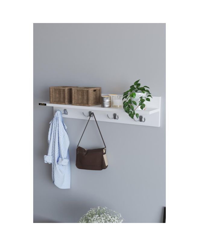 Ράφι Τοίχου ArteLibre LERATO Λευκό Μοριοσανίδα 90x17x25cm