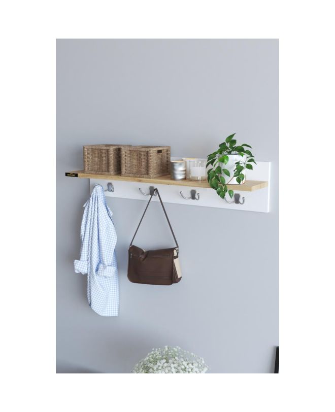 Ράφι Τοίχου ArteLibre LERATO Δρυς Μοριοσανίδα 90x17x25cm