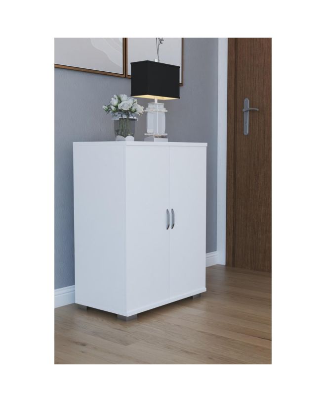 Παπουτσοθήκη ArteLibre MASEGO Λευκό Μοριοσανίδα 35x72x80cm