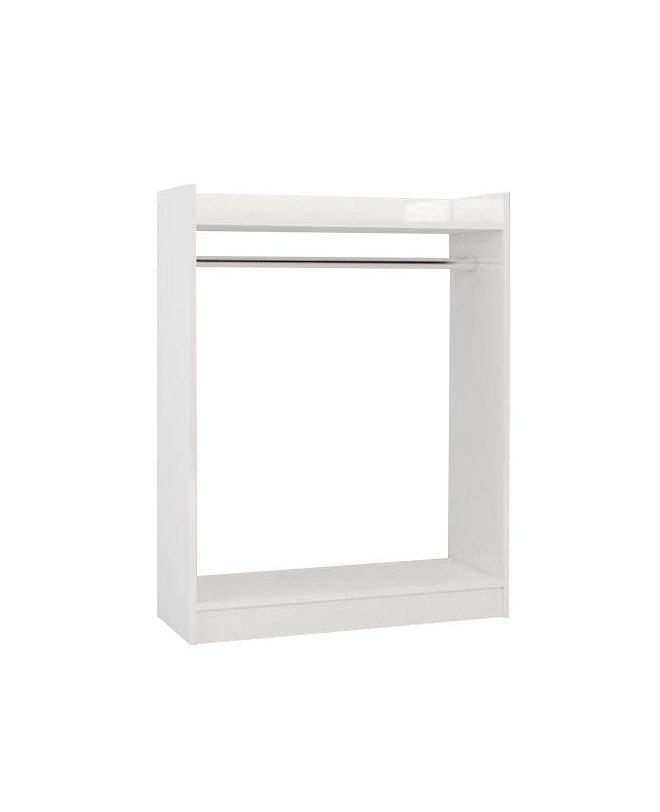 Κρεμάστρα Δαπέδου ArteLibre AADAN Λευκό Μοριοσανίδα/Μέταλλο 93.5x36x120cm