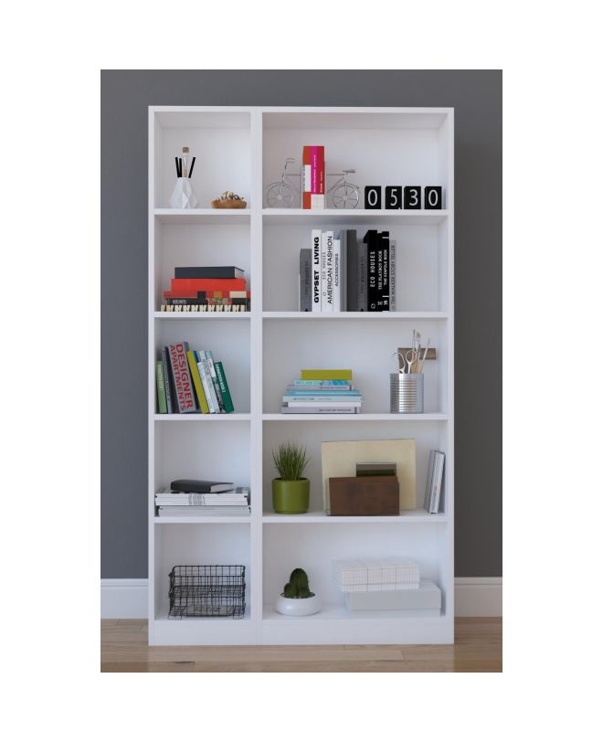 Βιβλιοθήκη ArteLibre ABEBA Λευκό Μοριοσανίδα 93.2x20x169cm