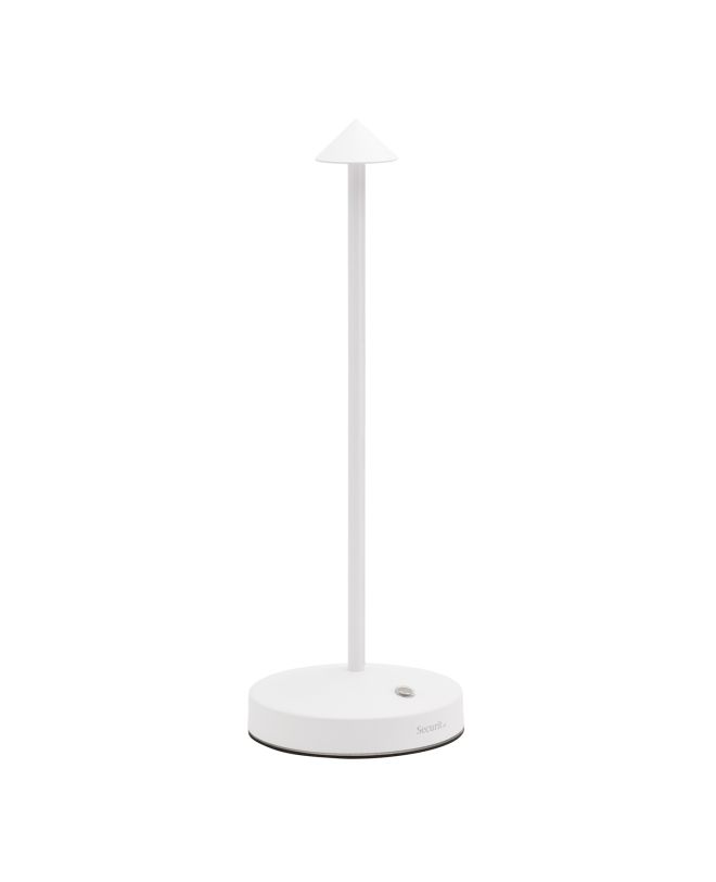 Επιτραπέζιο Φωτιστικό ArteLibre LED Φορητό ANGELINA Λευκό Αλουμίνιο 10.5x10.5x30cm