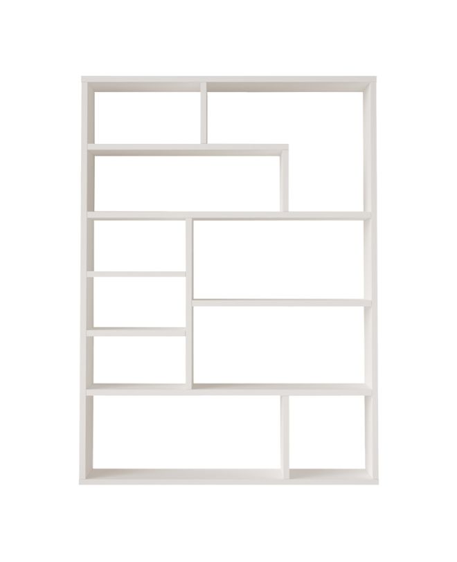 Βιβλιοθήκη Decora σε λευκη απόχρωση 90x22x123.6εκ