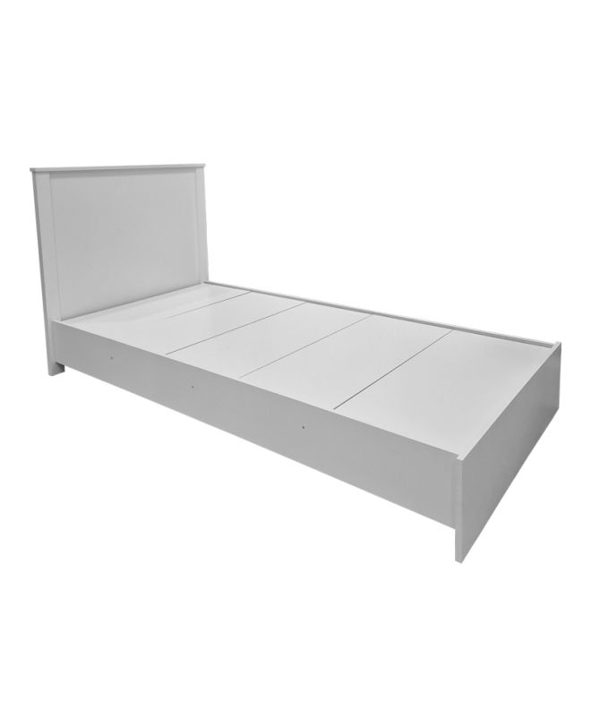 Κρεβάτι με στρώμα Athos Sleepy λευκό 90x190εκ
