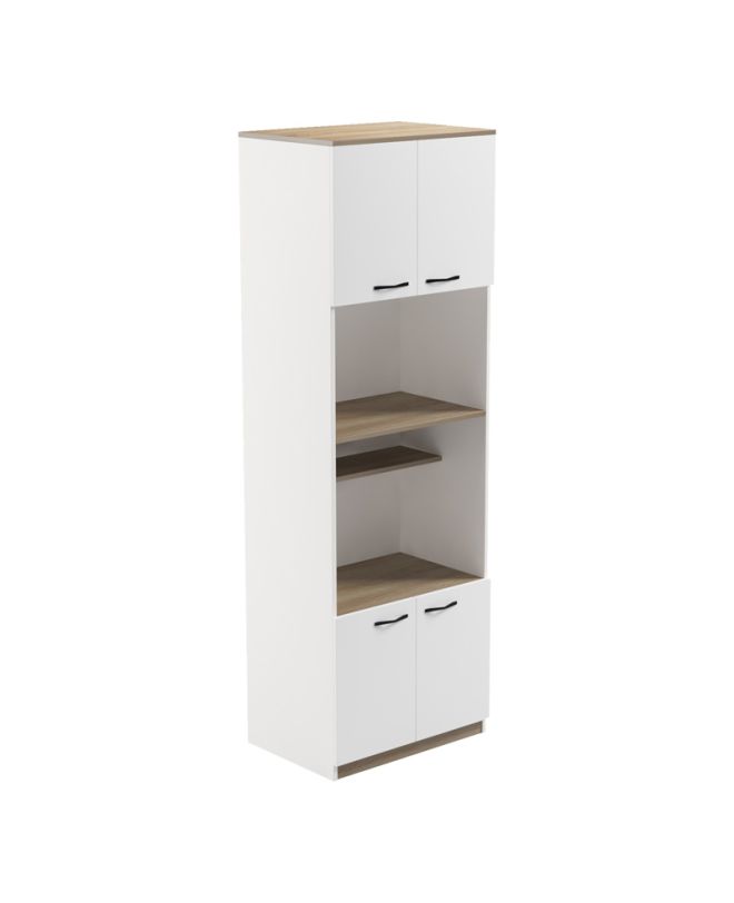 Ντουλάπα κουζίνας Rowan σε λευκή-sonoma απόχρωση 60x42x182εκ