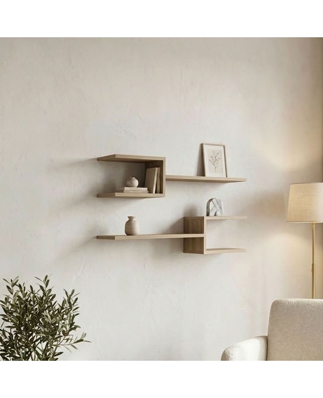 Ραφιέρα τοίχου Galler sonoma 79x19.5x18εκ