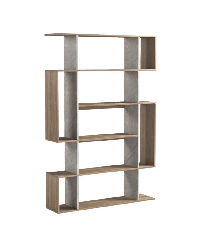 Βιβλιοθήκη Mito sonoma - μπεζ μαρμάρου 108.5x25x161εκ