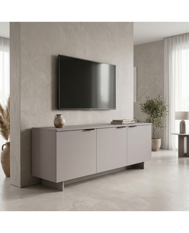 Έπιπλο τηλεόρασης Beldon taupe 150x42x55εκ