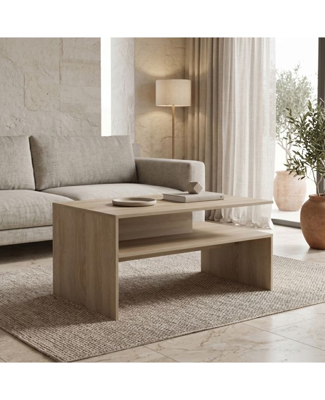 Τραπέζι σαλονιού Coffa sonoma 90x60x45εκ
