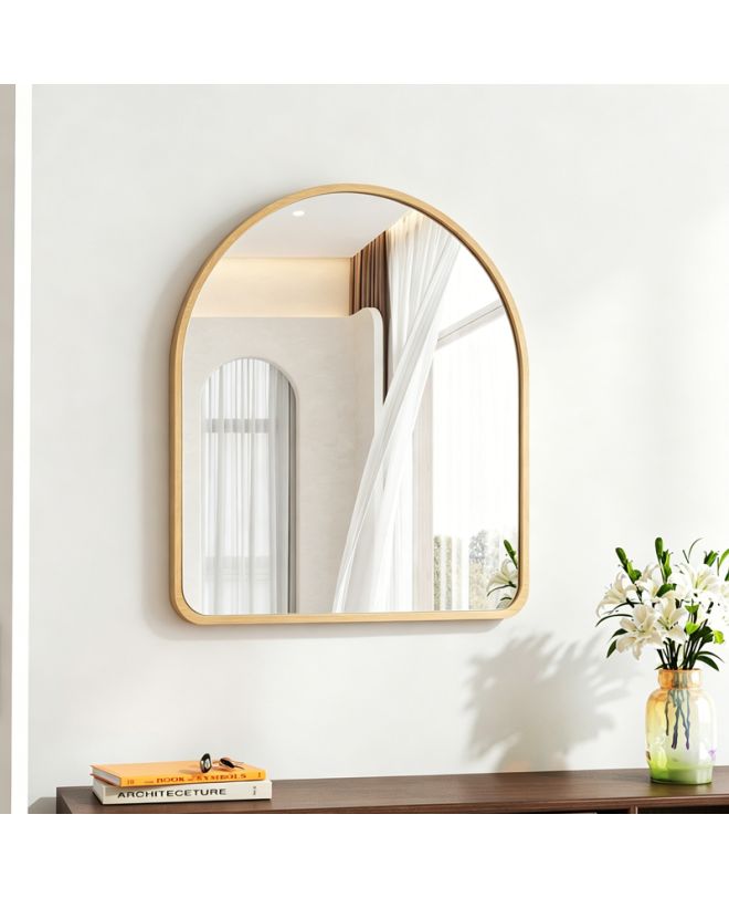 Καθρέπτης Selene MDF σε φυσική απόχρωση 46x1.2x60 εκ