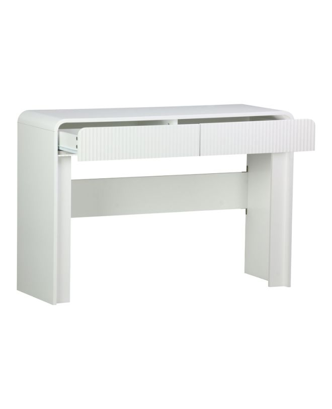 Κονσόλα Zeplen λευκό mdf 110x38x75εκ