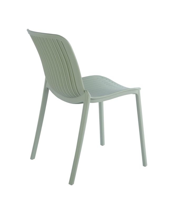 Καρέκλα Teragi στοιβαζόμενη pp με UV protection μέντα 58x43.5x82εκ