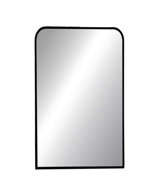 Καθρέπτης Classy μαύρο αλουμίνιο 50x2.5x80εκ