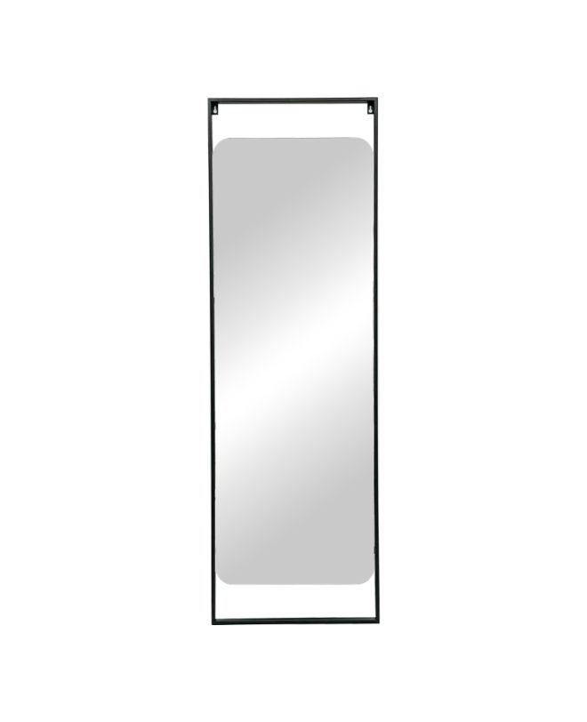 Καθρέπτης Piza μαύρο μέταλλο 45x2x140εκ