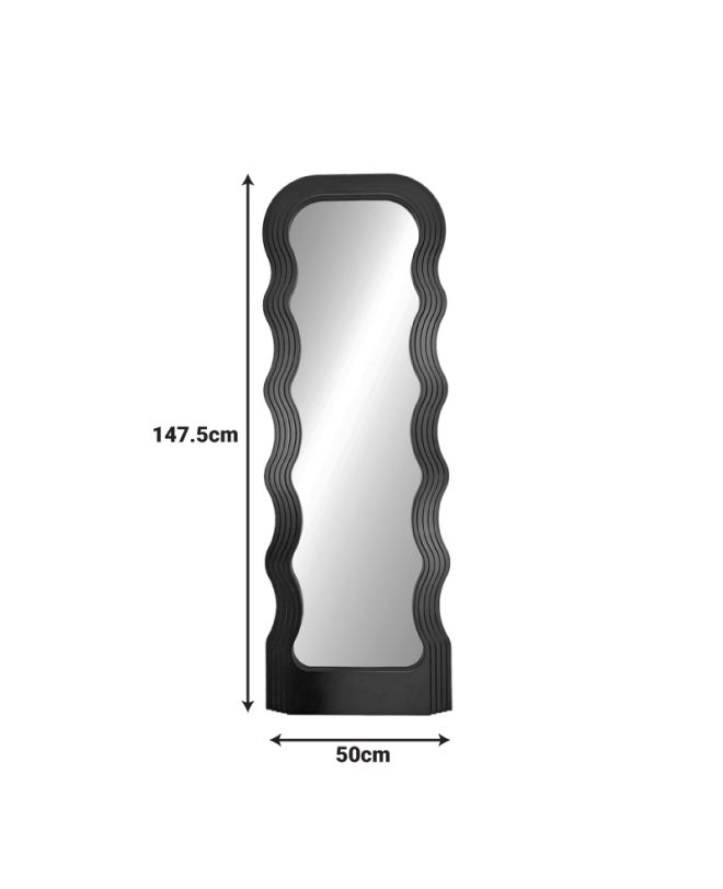 Καθρέπτης Spejo λευκό PP 50x2.8x147.5εκ