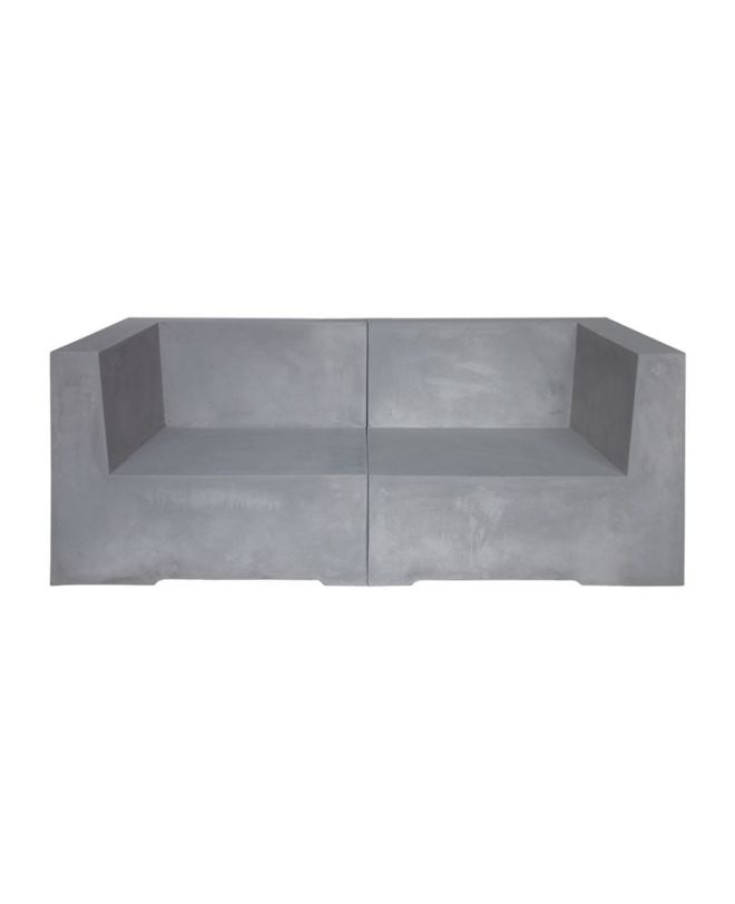 CONCRETE 2Θέσιος Kαναπές Κήπου - Βεράντας, Cement Grey