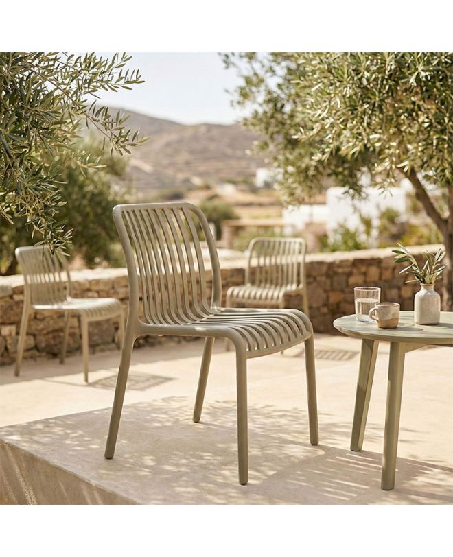 Καρέκλα Zoi pp σε απόχρωση cappucino 42x58x79εκ