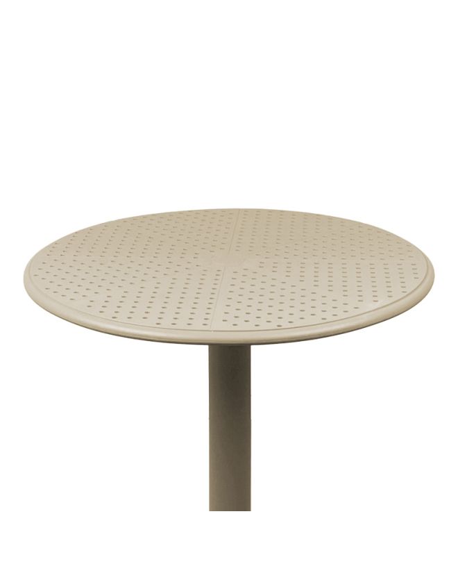 Τραπέζι Merkon pp σε cappucino απόχρωση Φ60x75εκ