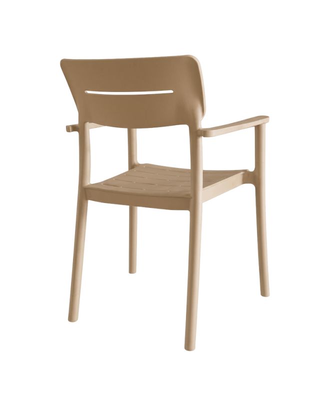 Πολυθρόνα Pilma cappuccino PP 57x54x82εκ