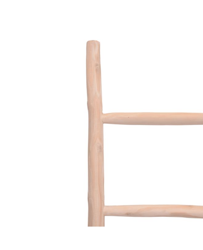 Σκάλα Morjeve teak ξύλο σε φυσική απόχρωση 45x6x150εκ