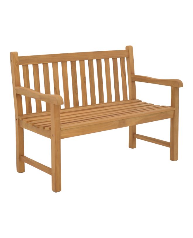 Καναπές Nat teak ξύλο σε φυσική απόχρωση 120x57x96εκ