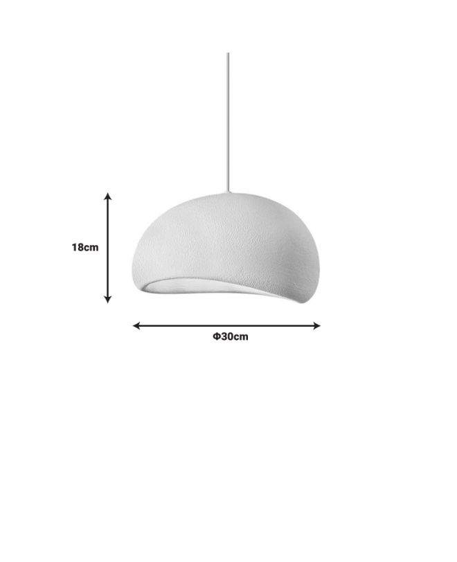 Φωτιστικό οροφής led Zulcere λευκό ps 30x18εκ
