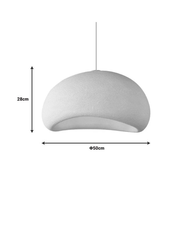 Φωτιστικό οροφής led Zulcere I λευκό ps 50x28εκ