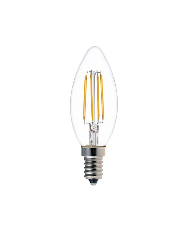 Λαμπτήρας LED C35 Bulb 4W 3000K E14 clear