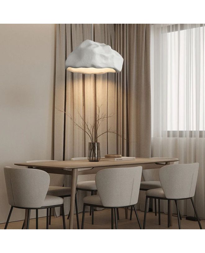 Φωτιστικό οροφής led Gkery E27 ps λευκό Φ52x30εκ