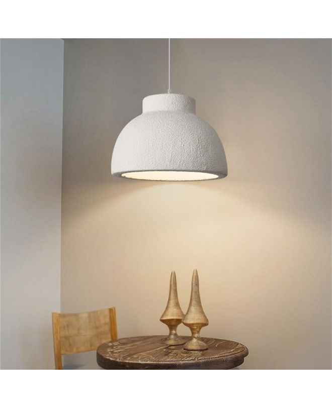 Φωτιστικό οροφής led Jenila E27 ps λευκό Φ30x20εκ