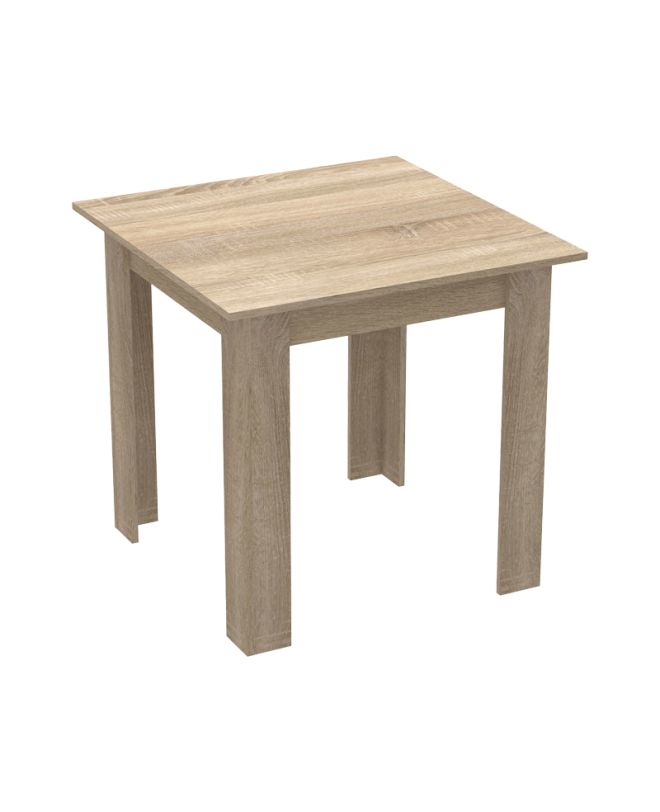 Τραπέζι Manka I σε sonoma απόχρωση 80x80x77εκ