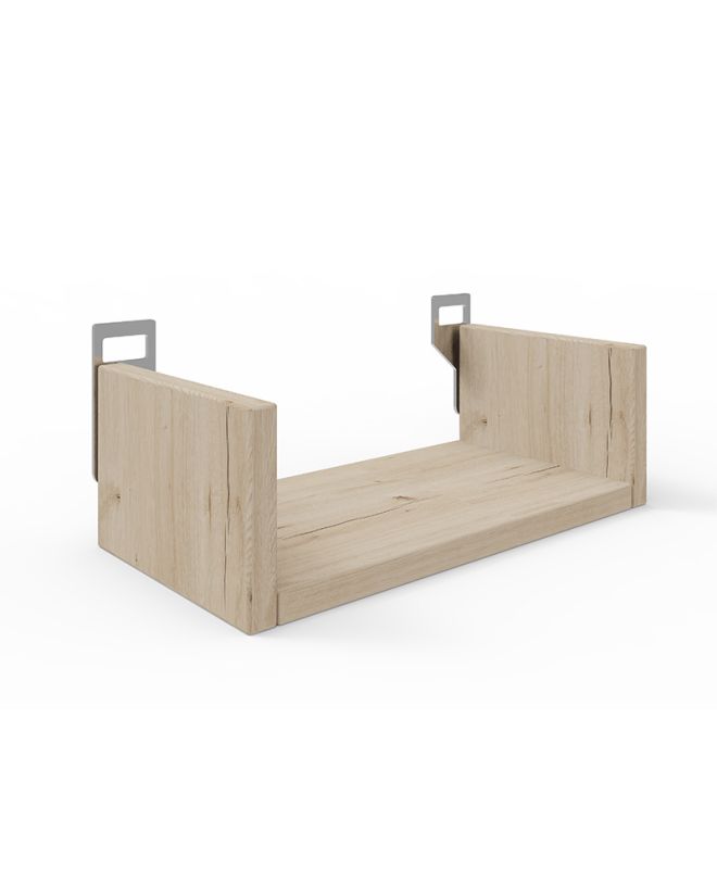 Ραφιέρα τοίχου Derva σε oak απόχρωση 30x15x10cm