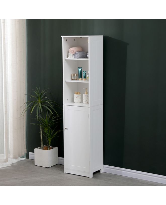 Ντουλάπι-στήλη Desilia mdf λευκό 37x30x160εκ
