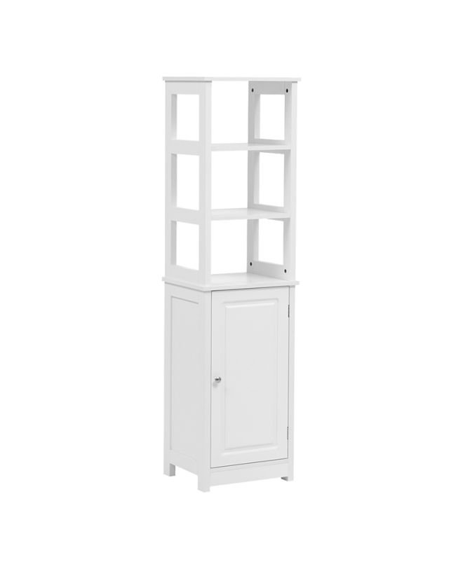 Ντουλάπι-στήλη Larben mdf λευκό 40x33x150εκ