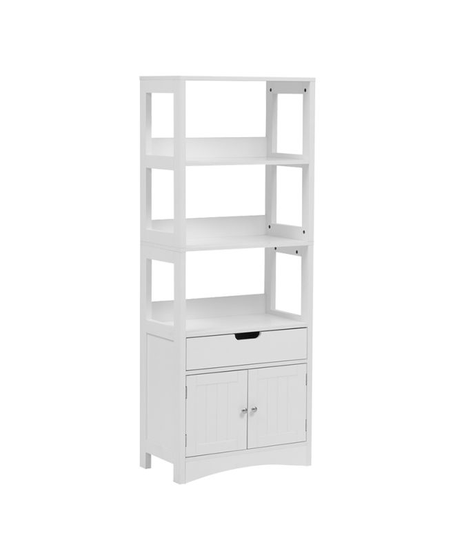Ντουλάπι-στήλη Sejo mdf λευκό 60x32.5x154εκ