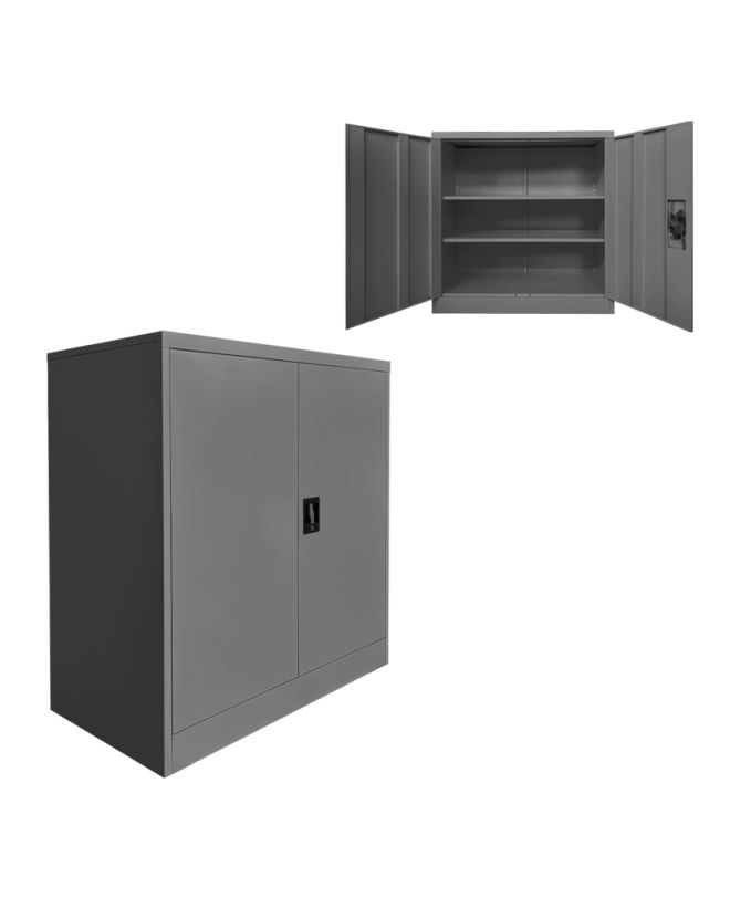 Μεταλλικό ντουλάπι Armon ανθρακί 90x45x90εκ
