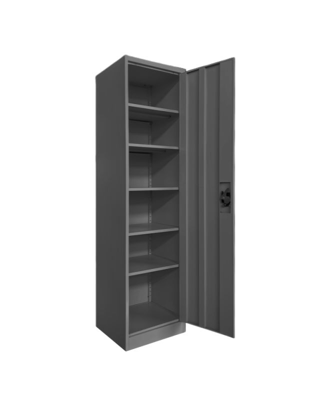 Μεταλλική ντουλάπα-στήλη Koya ανθρακί 45x50x180εκ