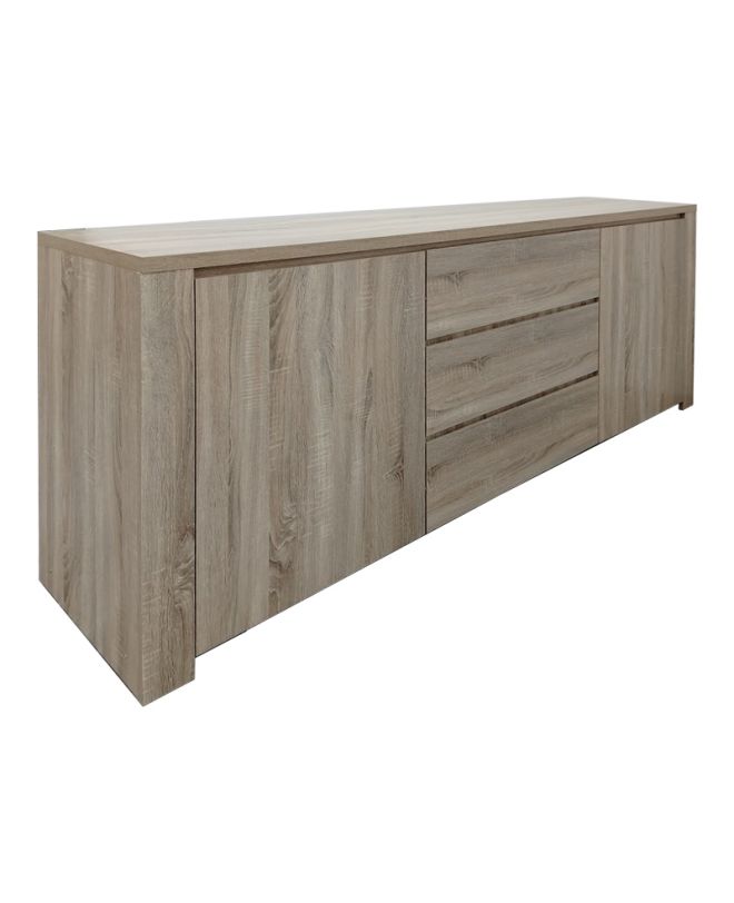 Μπουφές Kalya σε sonoma απόχρωση 220x49x89.5εκ