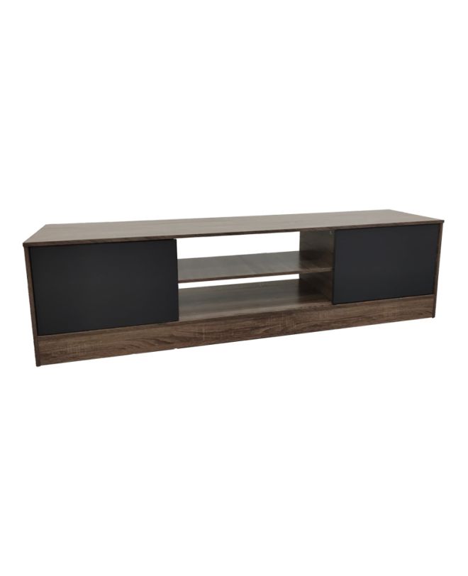 Έπιπλο τηλεόρασης Sasa σε oak-ανθρακί απόχρωση 150x35x41.5εκ