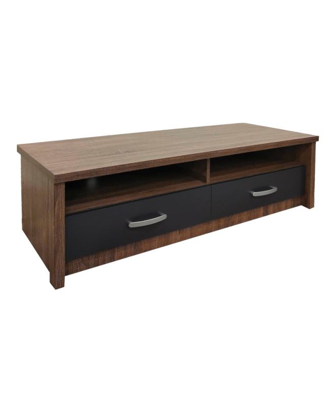 Έπιπλο τηλεόρασης Podizor σε oak-ανθρακί απόχρωση 120x45x42.5εκ