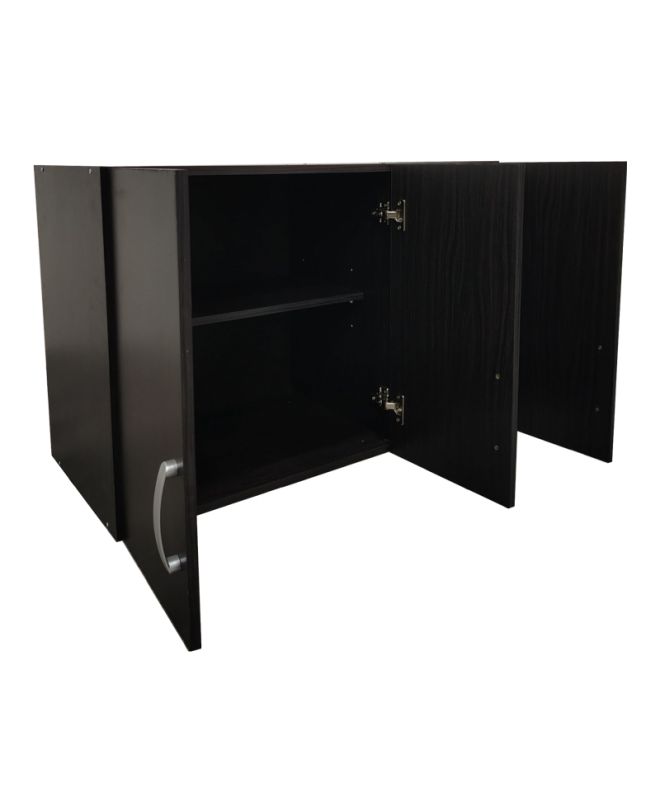 Πατάρι ντουλάπας τρίφυλλο Athos σε wenge απόχρωση 90x41.5x60εκ