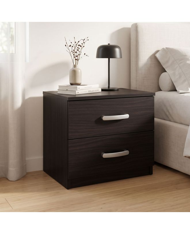 Κομοδίνο Athos σε wenge απόχρωση 48x40x41.5εκ