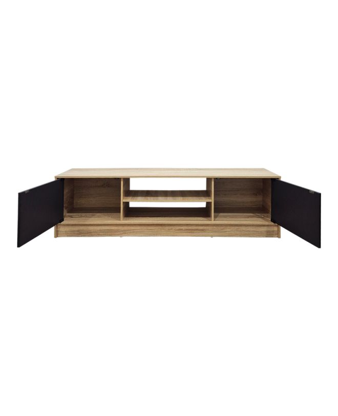 Έπιπλο τηλεόρασης Sasa sonoma-ανθρακί 150x35x41.5εκ