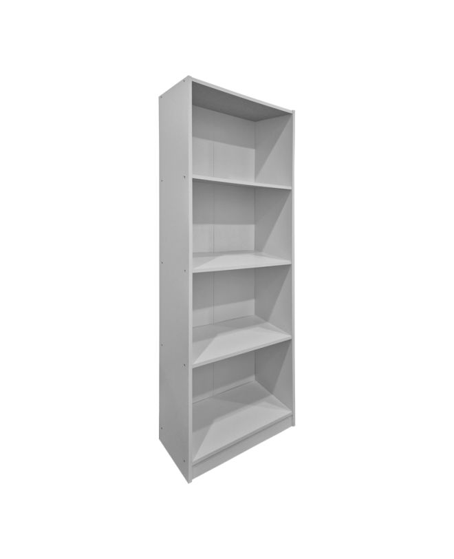 Βιβλιοθήκη Kendy λευκό 60x30x167εκ