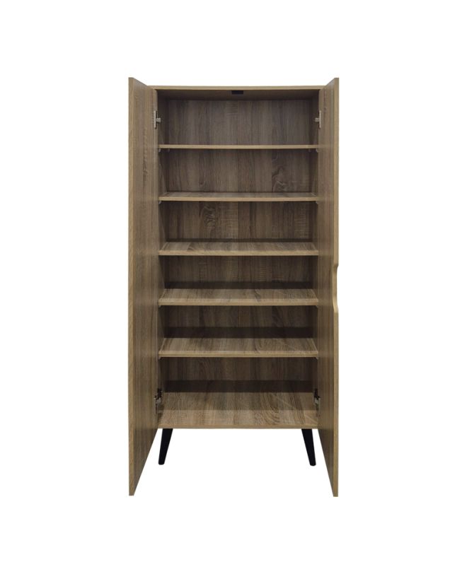Παπουτσοθήκη-ντουλάπα Oufelia sonoma 60x32.5x134.5εκ