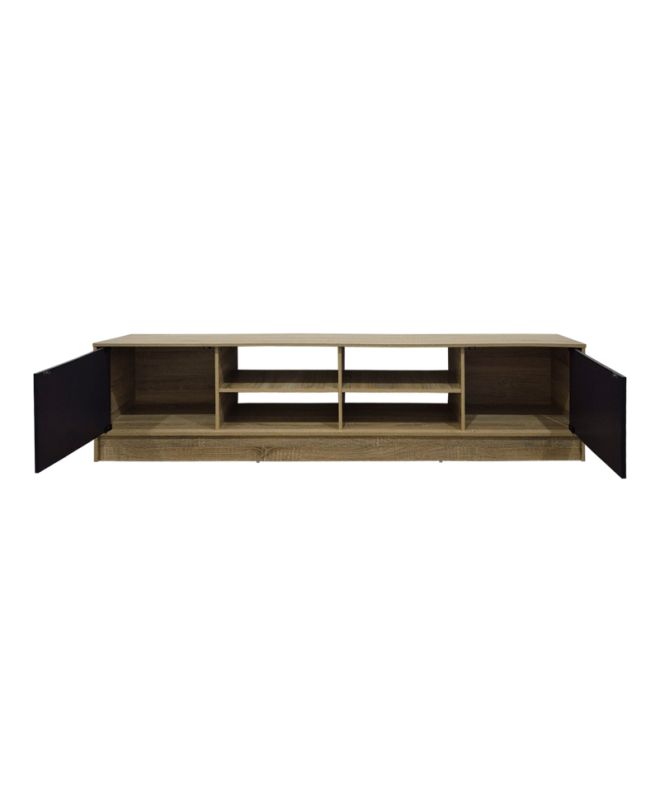 Έπιπλο τηλεόρασης Tivia sonoma-ανθρακί 180x35x41.5εκ