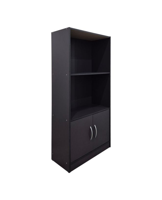 Βιβλιοθήκη Tekaro ανθρακί 60x30x120εκ