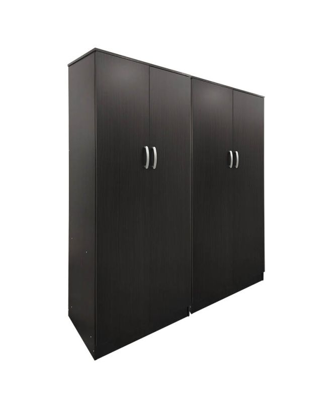 Ντουλάπα τετράφυλλη Athos Ι wenge 160x42x180εκ