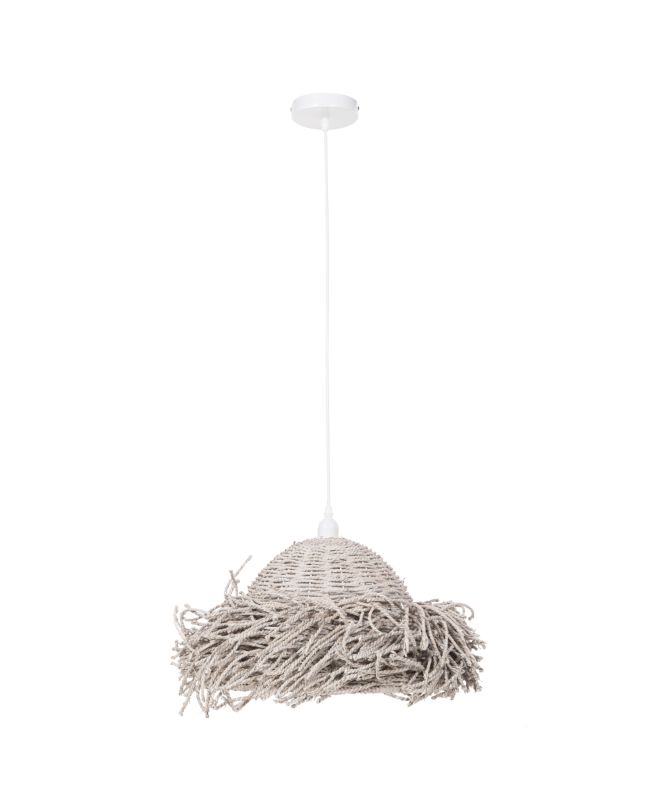 ΦΩΤΙΣΤΙΚΟ ΟΡΟΦΗΣ ΚΡΕΜΑΣΤΟ HM4349 SEAGRASS ΣΕ WHITEWASH ΧΡΩΜΑ Φ50x25-135Υεκ.