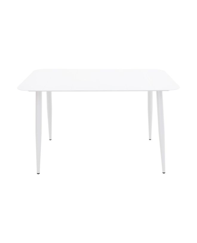 Τραπέζι Vista αλουμίνιο σε λευκή απόχρωση 120x70x72εκ